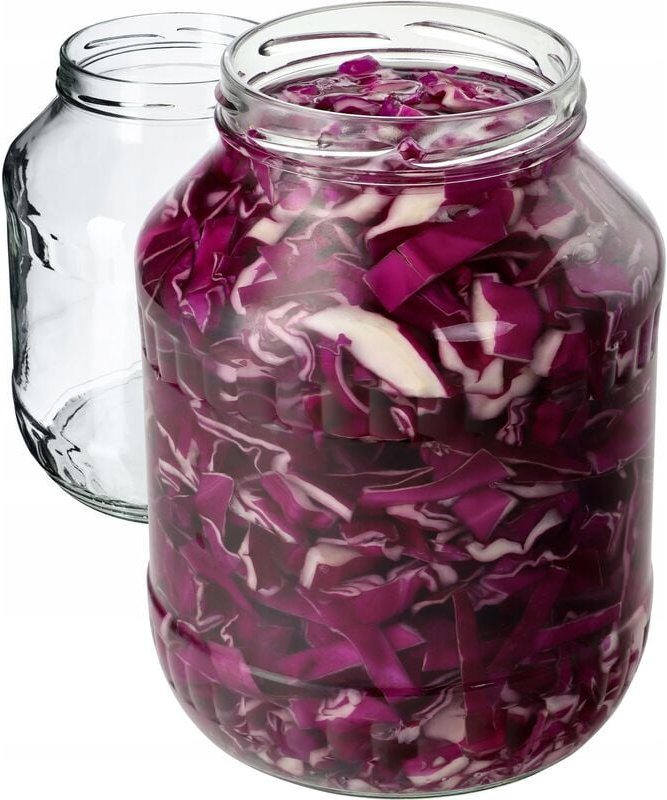 Kadax - Weckgläser 1,7L, Einmachglas zum Einlegen, fi89 mm, Einkochgläser, Sturzglas, Gurkenglas, Kons