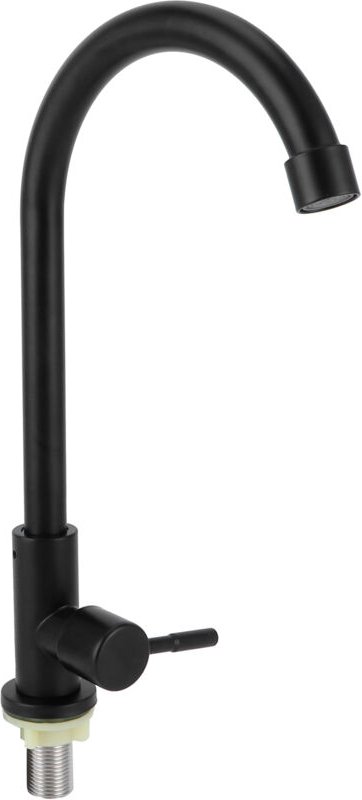 Küchenarmatur, Einhebel-Wasserhahn, Edelstahl-Waschtischarmatur, G1/2-Armatur, 90° drehbarer Kaltwasserhahn für den gewe...