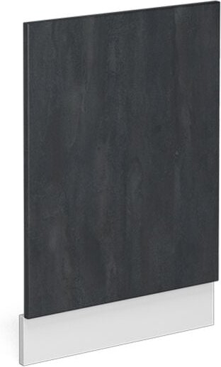 Frontblende R-Line, Schwarz Beton, 45 cm ohne Arbeitsplatte Vicco