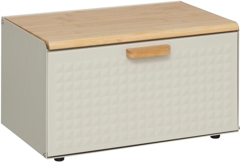 5five Simply Smart - Brotkasten aus Metall sensia mit Bambusdeckel