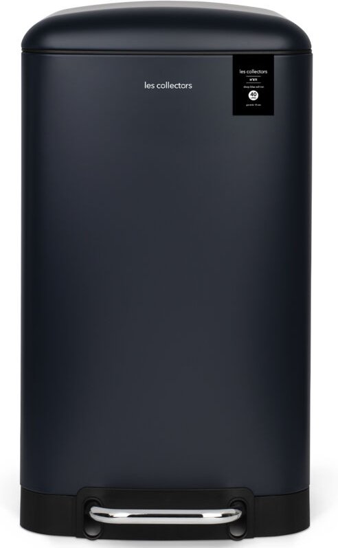 Die Sammler-Mülltonne mit Pedal, Metall, Dunkelblau, 40 l