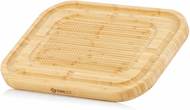Mahlzeit - Bambus Schneidebrett 40 x 30 x 3 cm Schneidbrett Holz, Küchenbrett