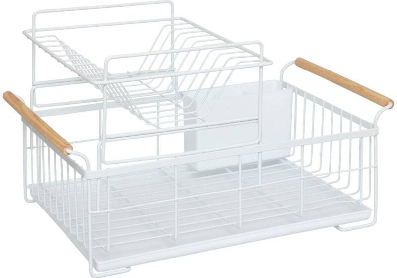 5five Simply Smart - Geschirrabtropfgestell blackwood, 2-stufig