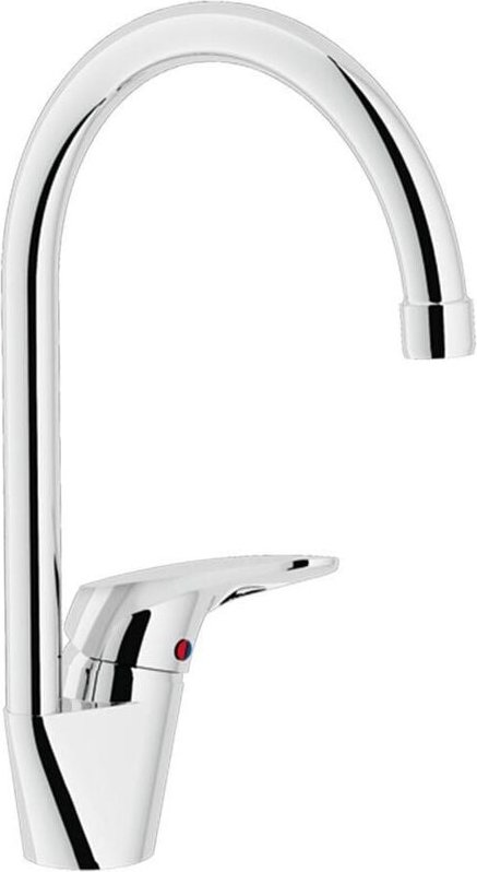 Nobili - Einhebelmischer für Spüle 220x315 mm aus verchromtem Messing Hera