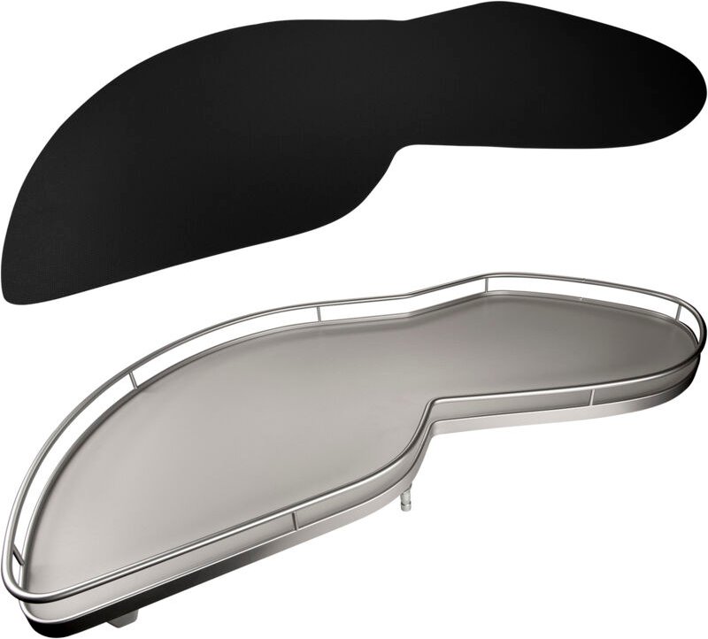 Antirutschmatte Orga-Grip schwarz für LeMans 45er links