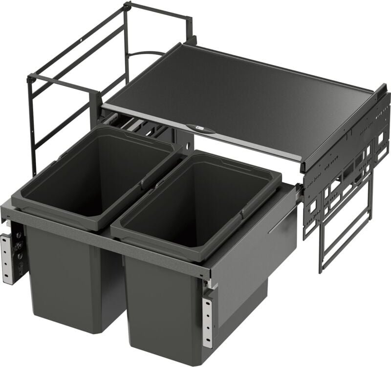 Vs envi Water Abfalltrennsystem kb 800 mm 2 x 22 l Lava