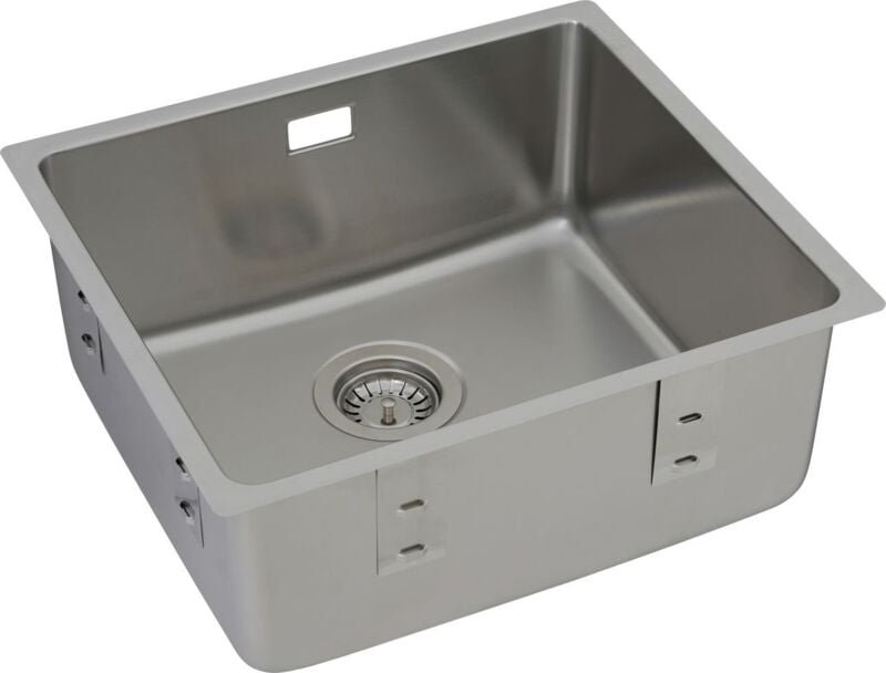 Einbauspüle 1 Becken Edelstahl Detroit Single Spüle Spülbecken - Respekta