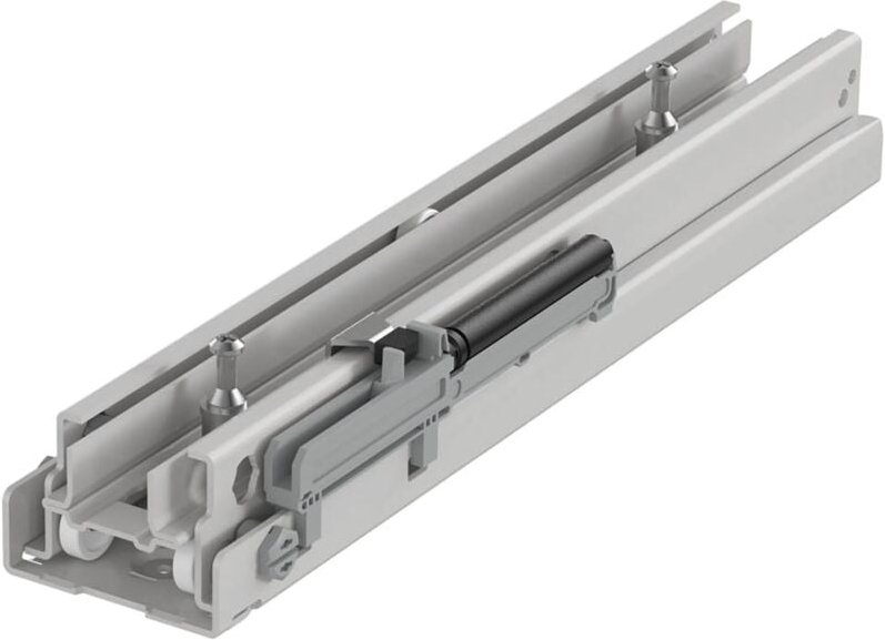 Vauth Sagel Tal Larder Rollenführung mit Dämpfung, Stahl silberfarbig