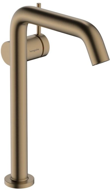 Tecturis s - Waschtischarmatur mit Push-Open-Ablaufgarnitur, CoolStart, EcoSmart, Bronze gebürstet 73373140 - Hansgrohe
