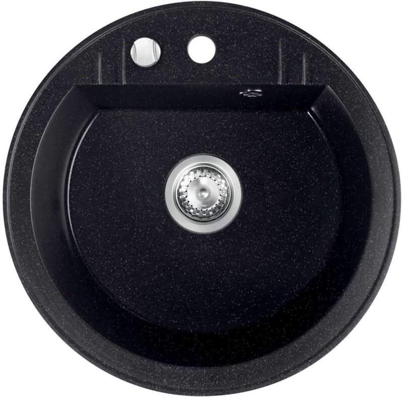 Novaservis - Abwäschen - Granitspüle, Durchmesser 51 cm, graphit DRGM1/51HA