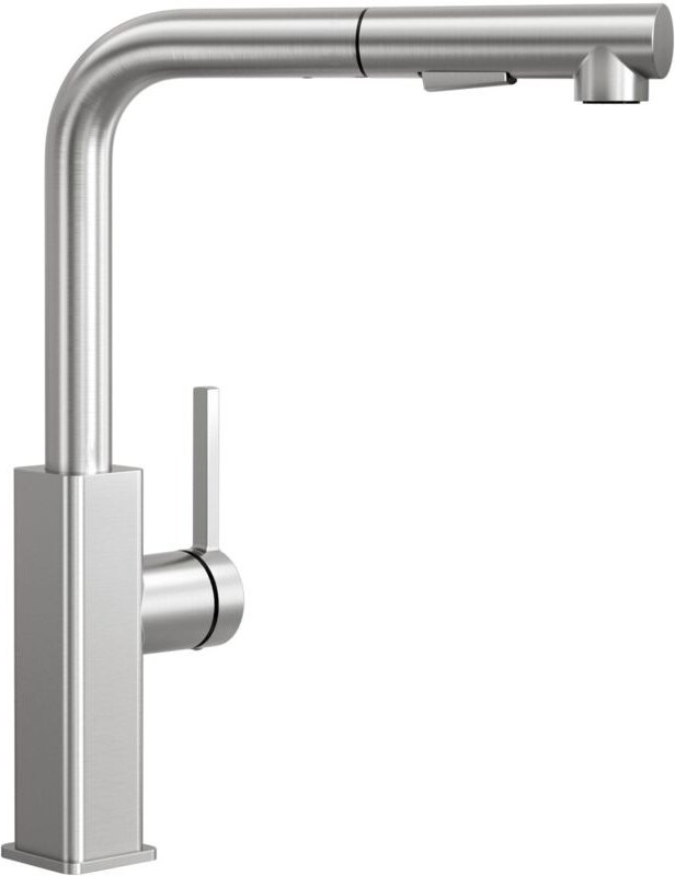 Küchenarmatur Gebürstet Ausziehbare Spültischarmatur mit Zweistrahl, hoher Auslauf 360° schwenkbarer Wasserhahn, Hochdru...