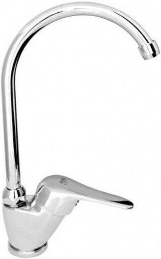 Spültischmischer mit hohem Auslauf aus der Joy-Serie, verchromt.