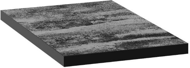 Naturel - Stilla Platte 30x2,5x46 cm schwarz (STILLAF03005)