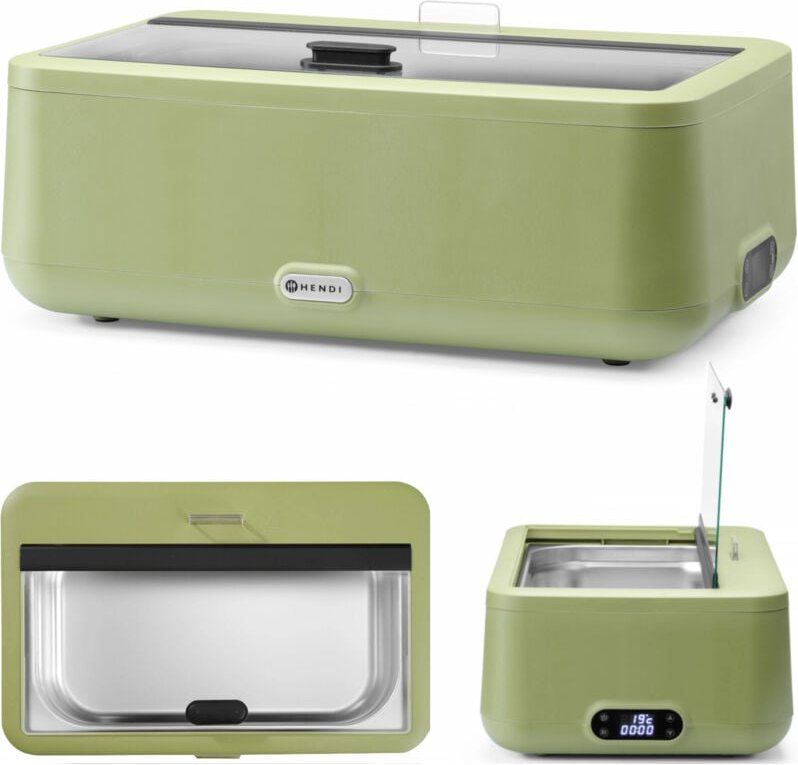 UNIQ elektrischer Bain-Marie-Wärmer 607 x 402 mm 700 W - grün