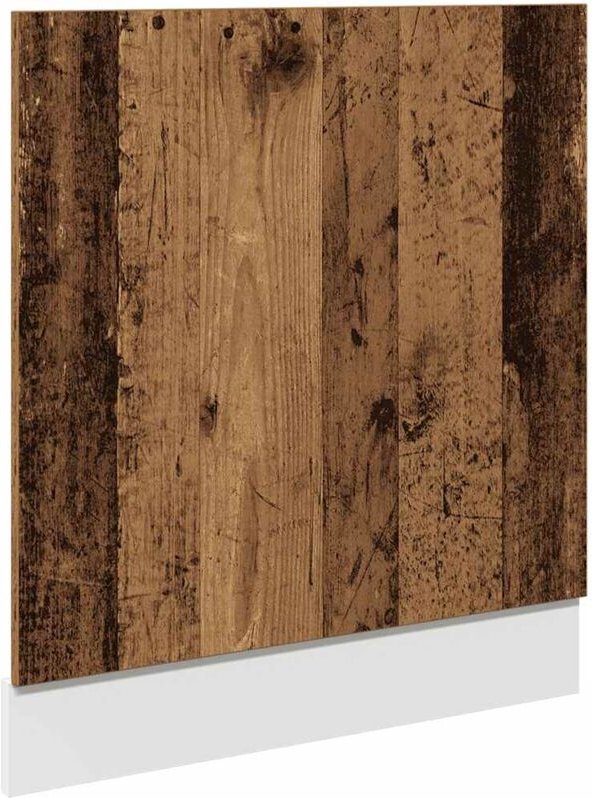 Geschirrspülerblende Altholz-Optik 60x1,5x67 cm Holzwerkstoff Vidaxl