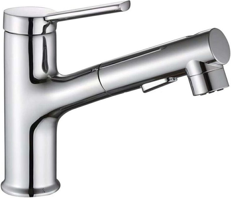 Ahlsen Küchenarmatur mit herausziehbarer Brause, Spültischarmatur mit Brause, Küchenarmatur mit 120° schwenkbarer Brause...