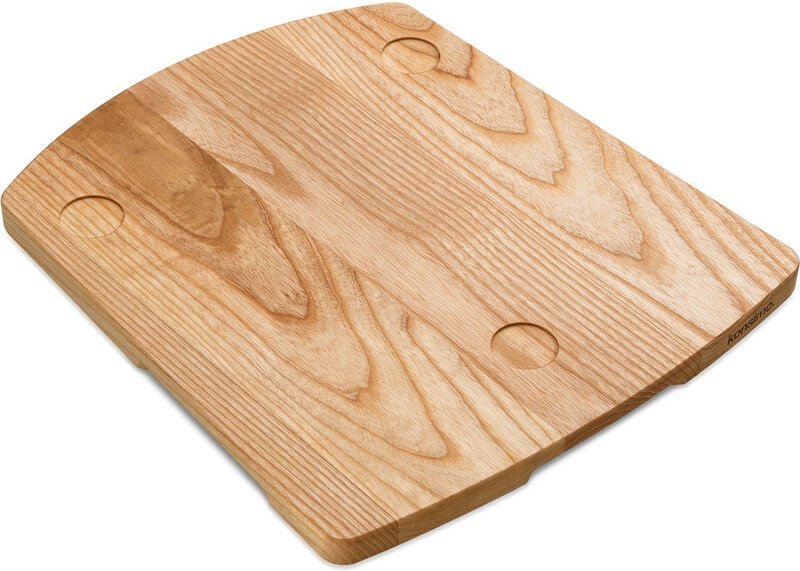 KONSIMO Bretter für Thermomix TM31, TM5 und TM6 Gleitbrett aus Massivholz/Slider aus Naturholz ''COQUERE'', Naturbelasse...