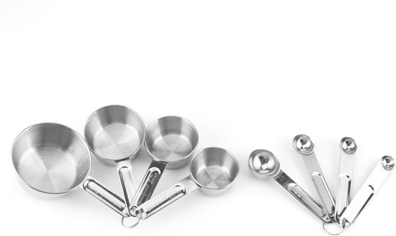 Messbecher und -löffel, 8-teilig