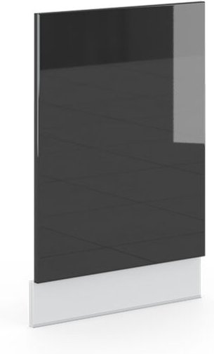 Thumbnail - Frontblende Fame-Line, Anthrazit Hochglanz, 45 cm ohne Arbeitsplatte Vicco