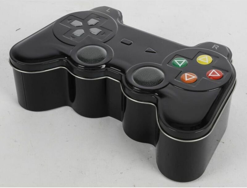 6x Metalldose Box Gefäß Controller Gaming-Design Aufbewahrung Schachtel