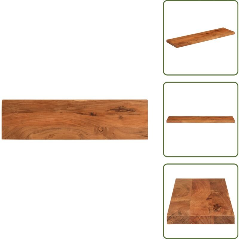 Tischplatte Akazien - vidaXL Tischplatte 120x40x2,5 cm Rechteckig Massivholz Akazie - Holz Tisch