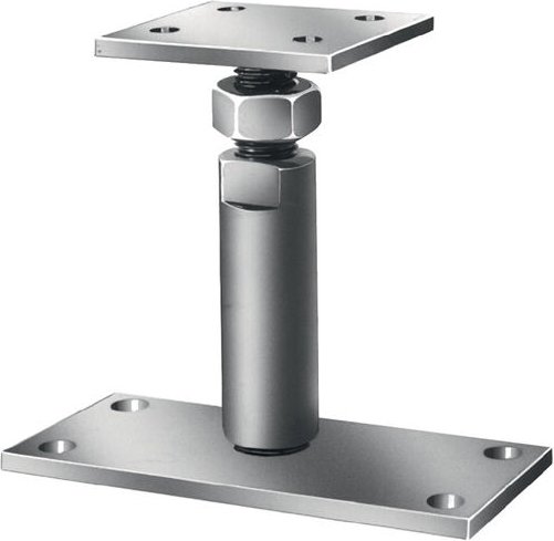 Vormann - 071329000CE Podeststützenschuh 150 x 70 / 70 x 80 mm Stahl blau verzink