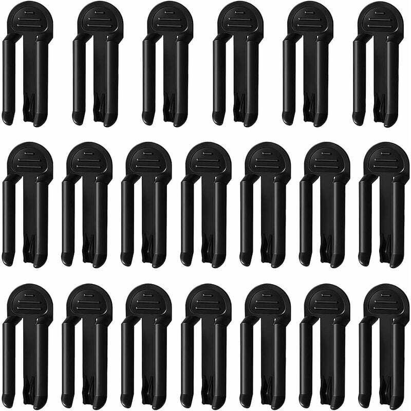 10 Paar Mülleimer-Clips, Kunststoff, praktische Clips zum Befestigen von Müllsäcken,