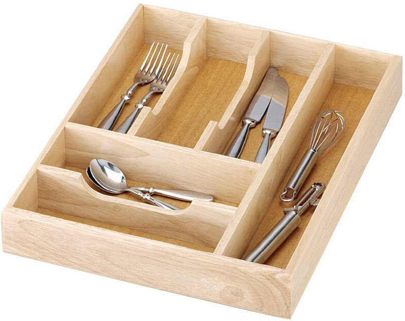 Besteckkasten, Gummibaum - Zeller