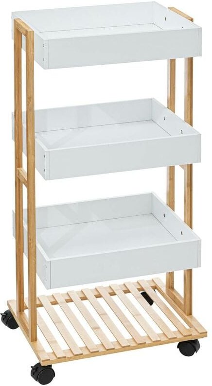 5five Simply Smart - Küchenwagen, Radregal, mit dem Sie leicht zubereitete Gerichte und Getränke servieren können