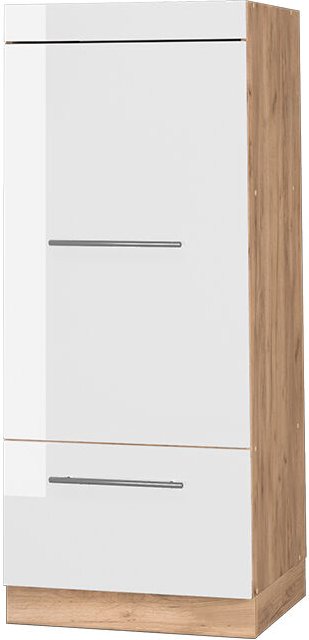 Vicco - Mikrowellenschrank Fame-Line, Weiß Hochglanz, 60 cm