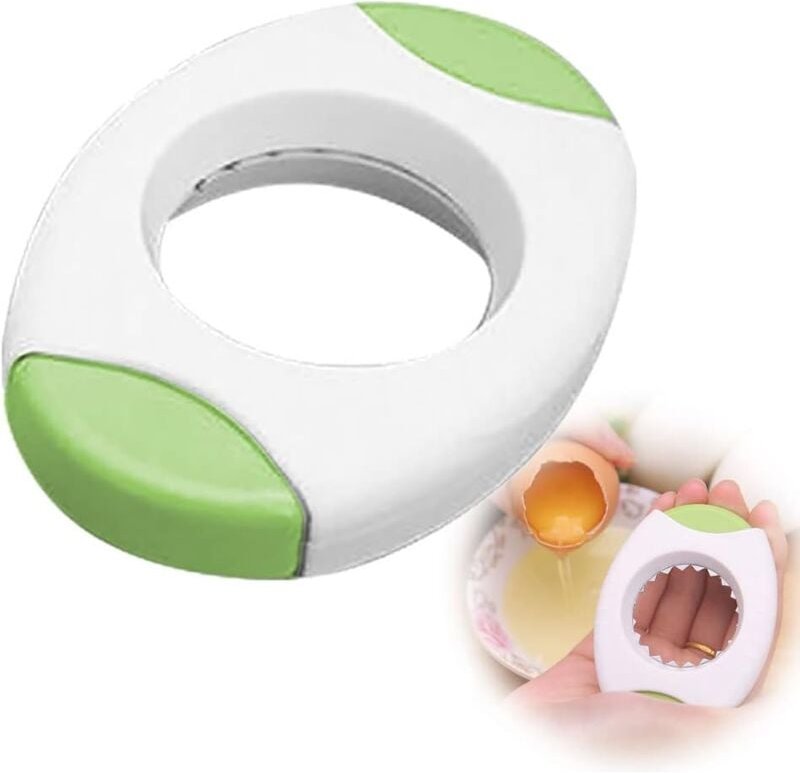 Aougo - Eierschalenöffner, Küchen-Eierschneider, Rohe-Ei-Cracker-Trenner, Eierschalen-Cracker-Gadget, Eiertrennwerkzeug,...