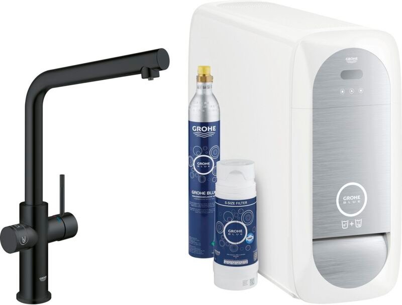 Starterkit Blue Home 314541 Bluetooth/WIFI L-Auslauf velvet black - Grohe