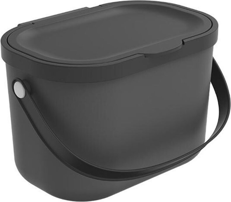 Mülltrennungssystem 3,2 l Albula anthrazit - Rotho
