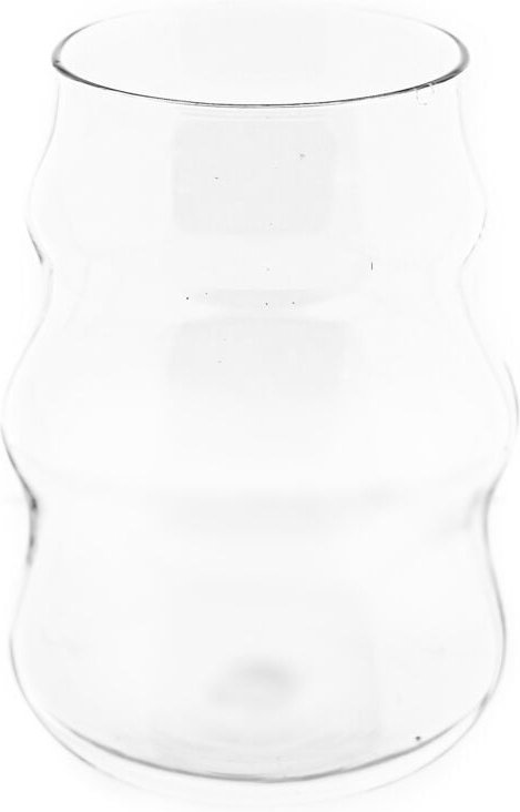 2-Teilig Glas Wave Style Gläser Getränkebecher Cocktail- 500 ml - Mulex