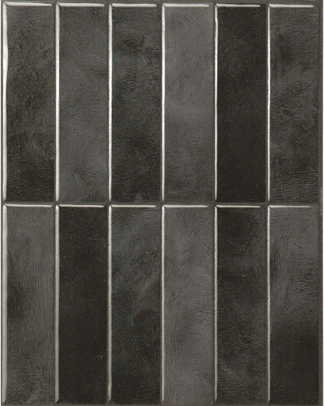 Smart Tiles 4 selbstklebende Rückwand - Morocco Zaida Noir - Keramik-Effekt - 29,03 cm x 22,86 cm