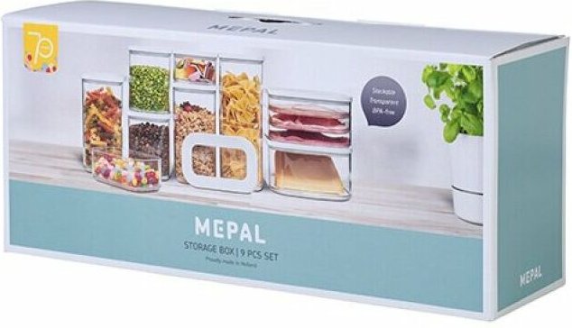 Mepal - Vorratsdose Modula 9-teilig weiß