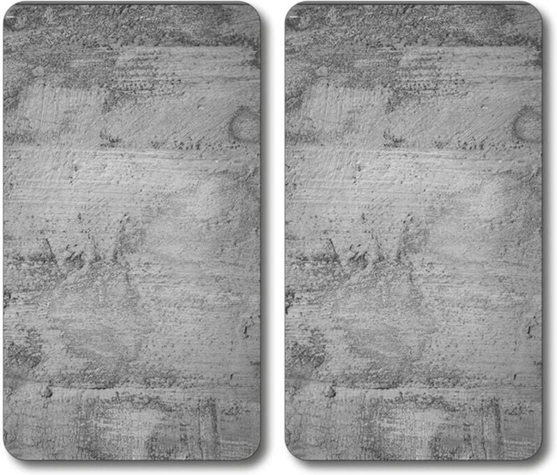 Multi-Glasschneideplatte 2er-Set Beton-Optik, 50 x 28 cm