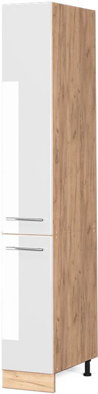 Vicco - Apothekerschrank Fame-Line, Weiß Hochglanz, 30 cm