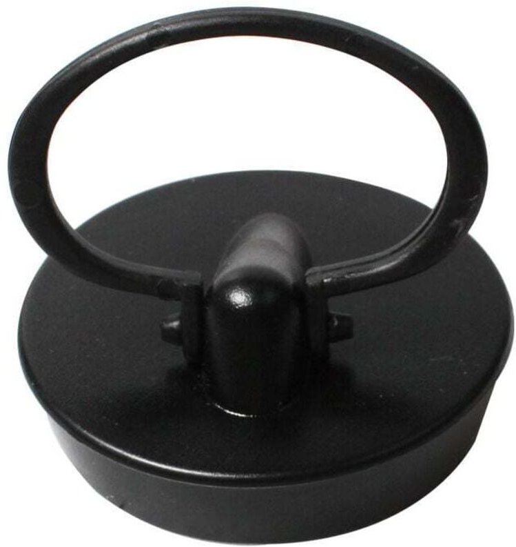 Gabrielle - Universalstopfen, 2er-Set, Abflussstopfen für Badewanne, Küche, Badezimmer, Schwarz, Gummi