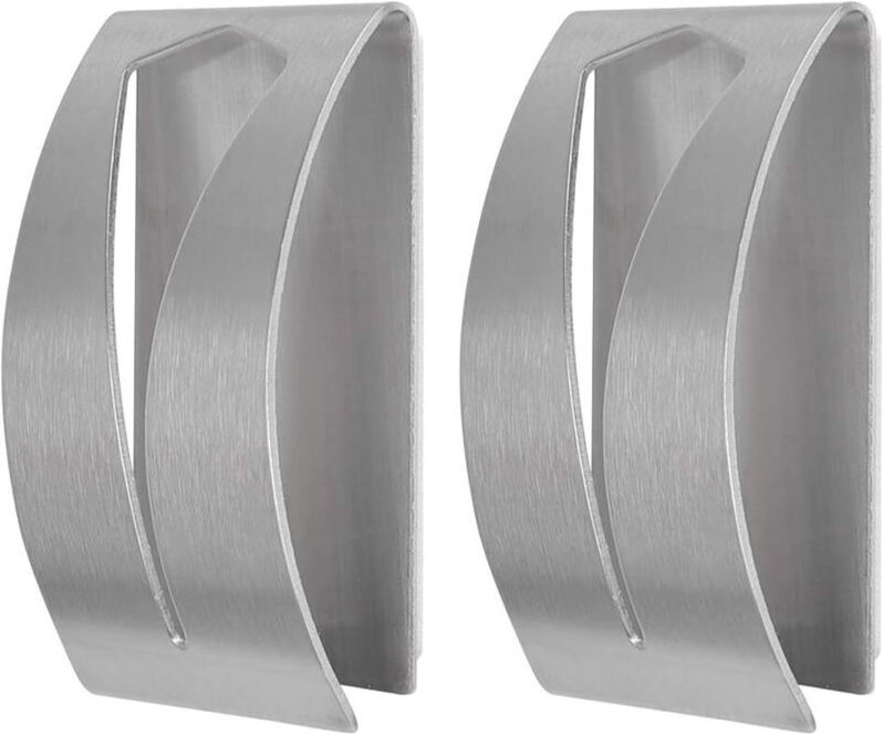 Selbstklebender Handtuchhalter, Kleiderhaken, Edelstahl, zum Aufhängen an der Wand im Badezimmer, kein Bohren erforderli...