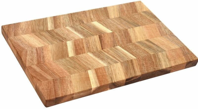 Excellent Houseware - Schneidebrett, Küchenbrett, 30 x 20 cm, Akazienholz