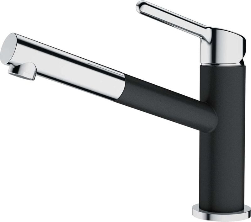 Orbit - Spültischarmatur fc 3055.071 mit ausziehbarem Endstück, verchromt/Onyx 115.0623.057 - Franke