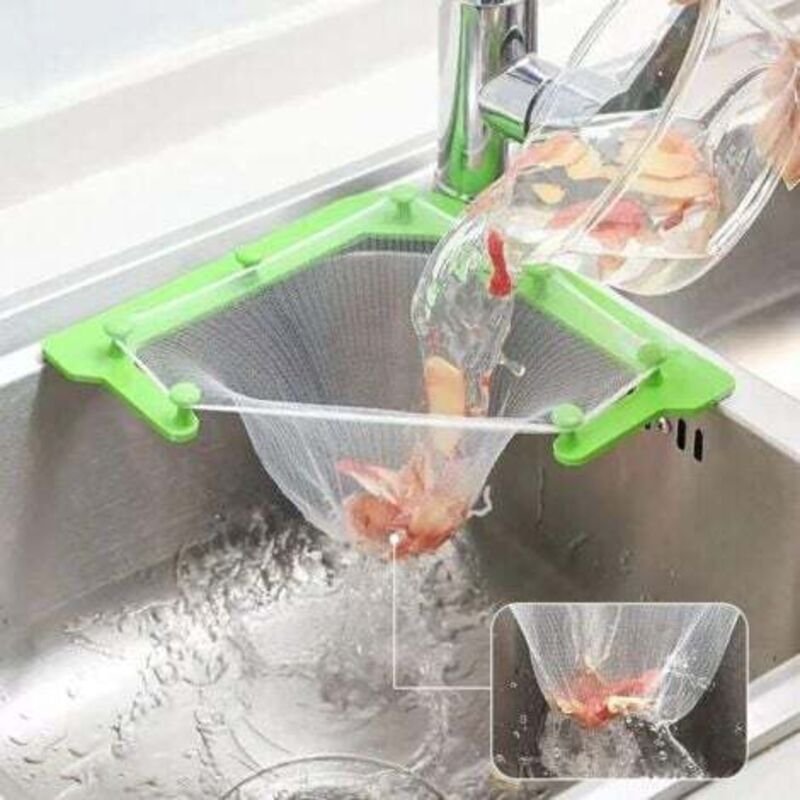 Spülbecken-Siebbeutel, 100 Stück Einweg-Spülbecken-Siebe, Küchenspülbecken-Siebe, Hänge-Spülbecken-Siebbeutel, Feinmasch...