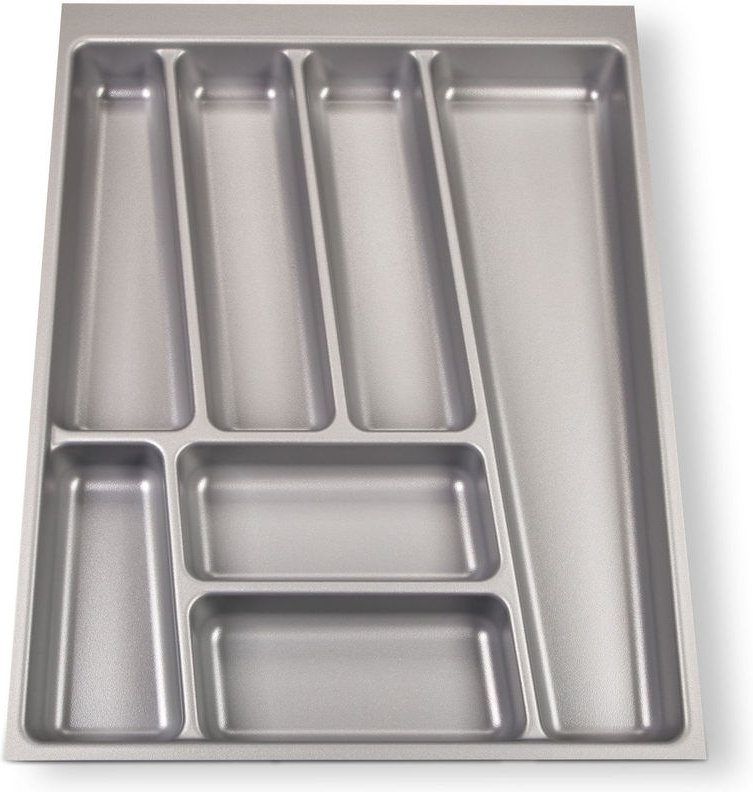ORGA-BOX II Besteckeinsatz 450 mm silbergrau Besteckkasten für Nobilia-Schubladen bis Mitte 2013