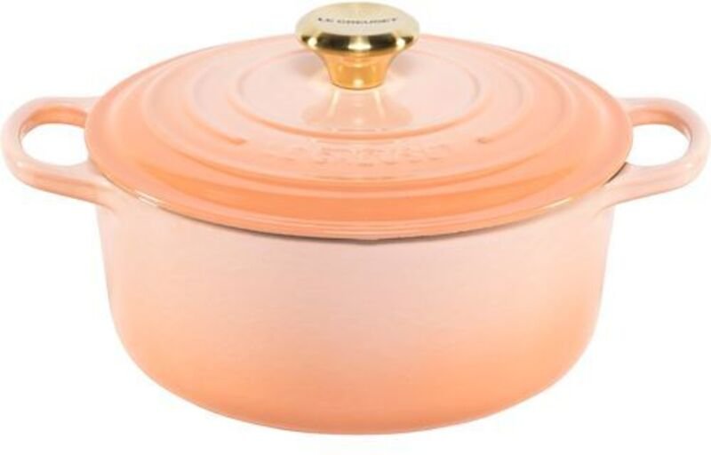 Le Creuset Signature Bräter rund 24 cm peche