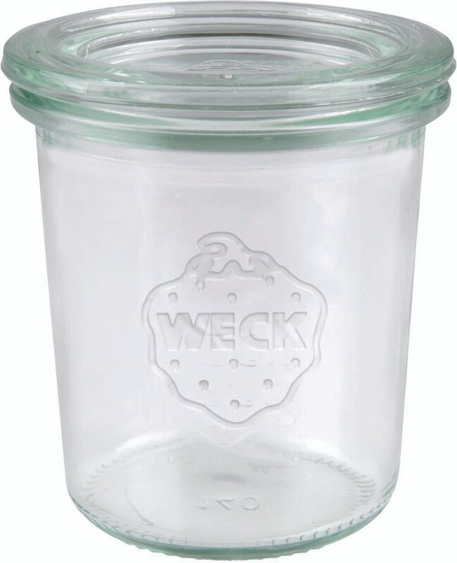 Sturzglas Inhalt 140 ml, zum Einkochen Backofengeeignet 12 Stück - Weck