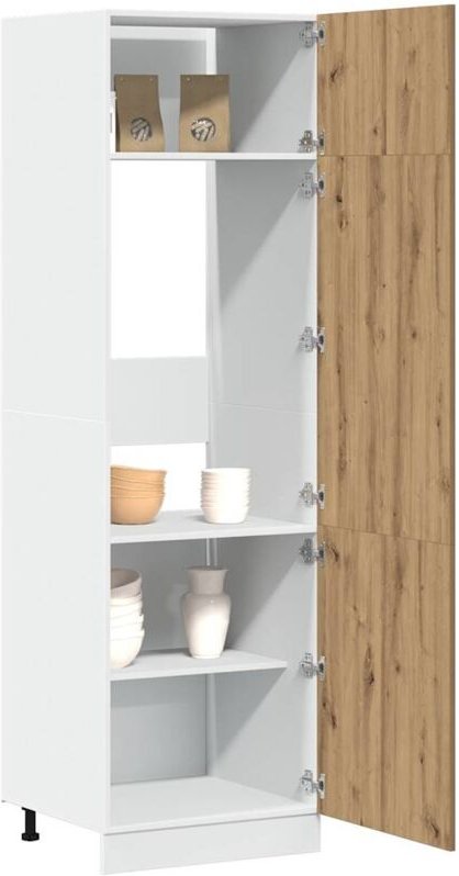 Vidaxl - Kühlumbauschrank Artisan-Eiche 60x57x207 cm Holzwerkstoff