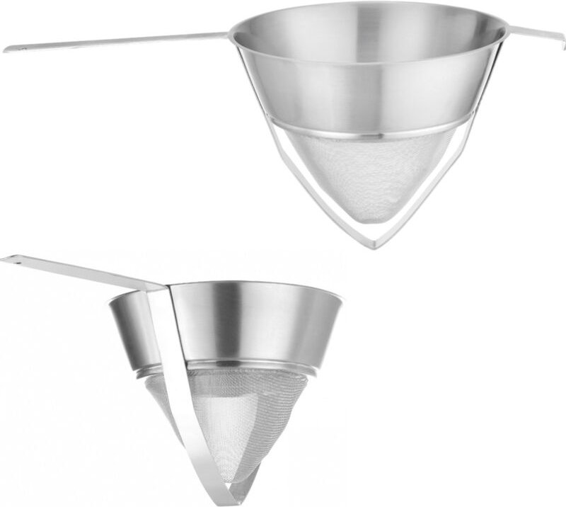 Konisches Sieb mit Drahtgeflecht, verstärkt, 505x250x(H)200mm - Hendi