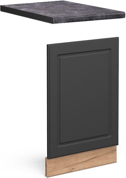 Vicco - Frontblende Fame-Line, Anthrazit-Gold, 45 cm , ap Anthrazit