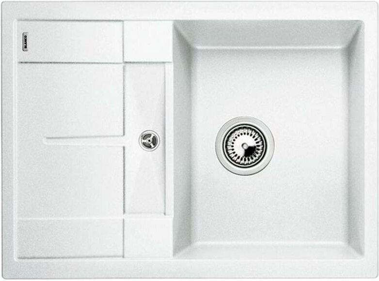 Metra 45 - Silgranitspüle, 68x50 cm, Weiß 519565 - Blanco